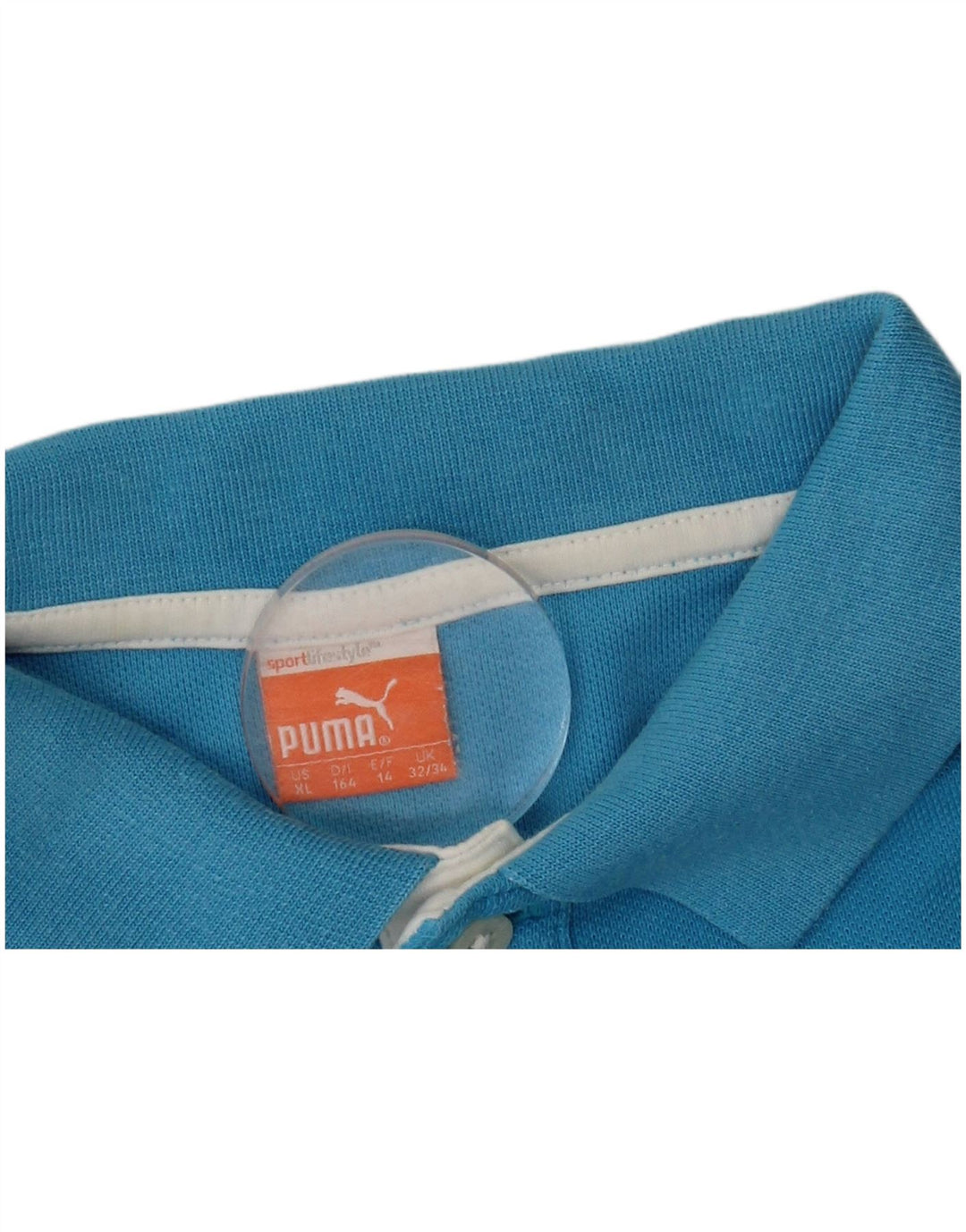 PUMA drenge poloshirt 13-14 år blå