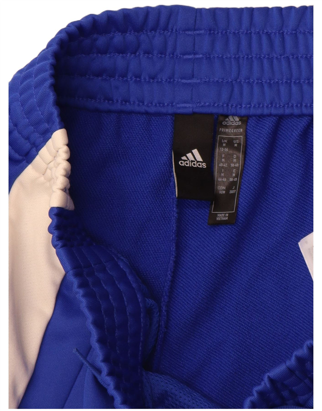 Adidas Træningsdragtsbukser til kvinder UK 12/14 Medium Blue Colourblock Polyester