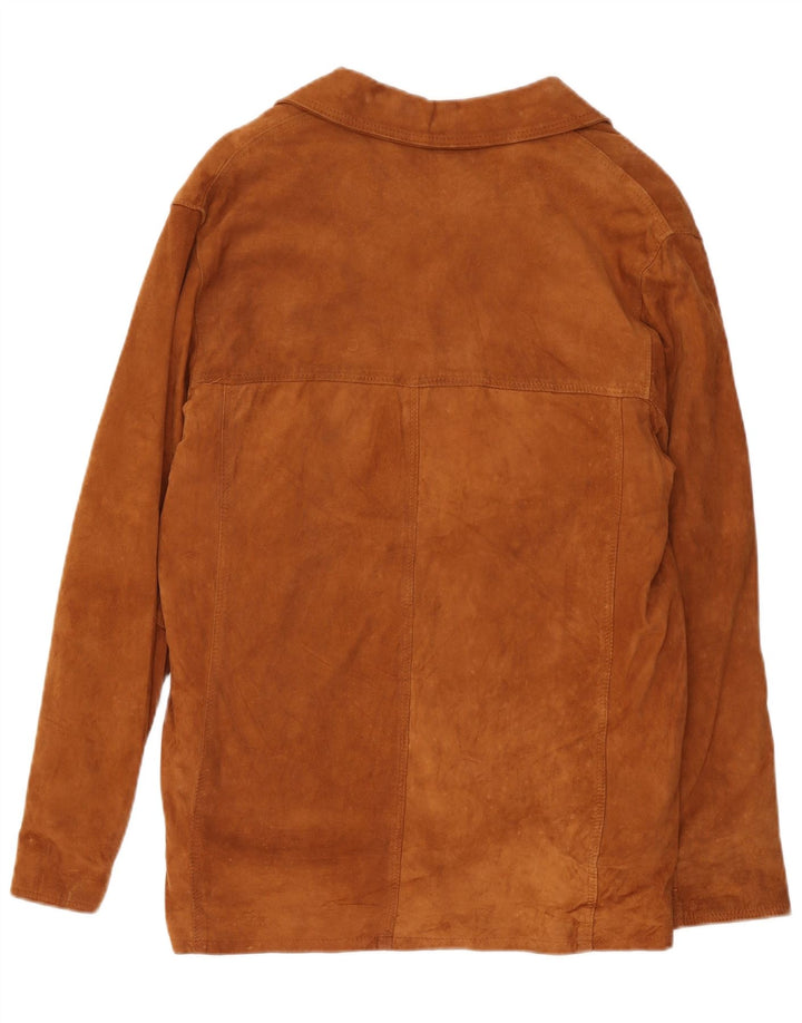 Vintage Herre UK 38 Medium Beige Læder