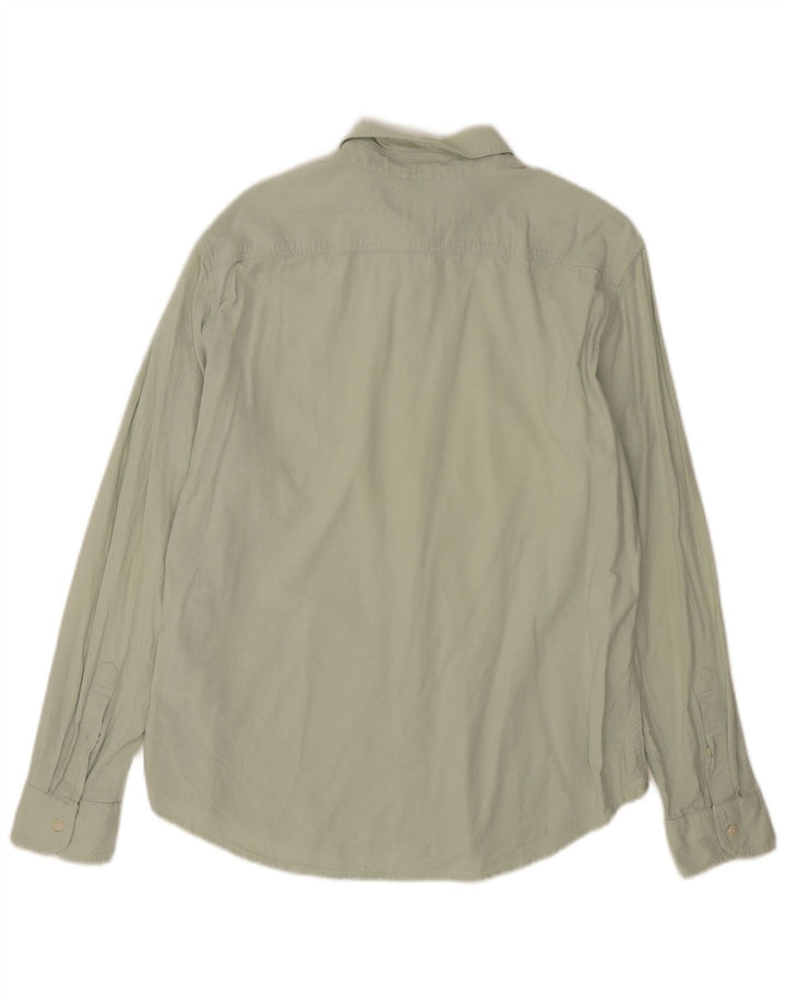Levi's Mens Shirt Large Green Cotton