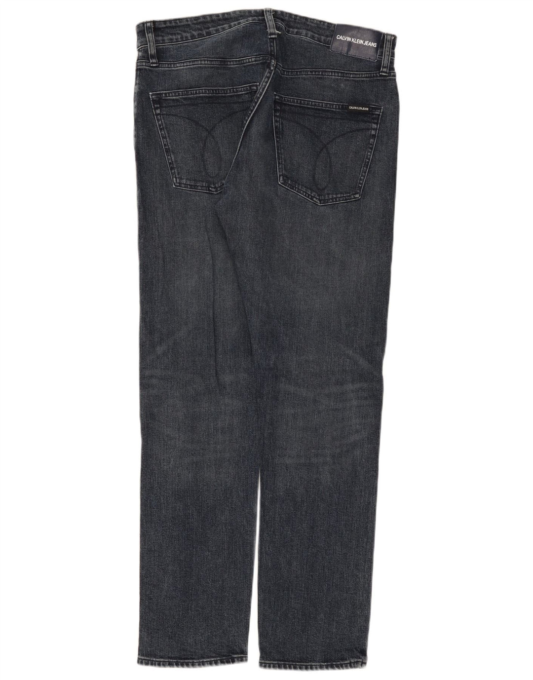 Calvin Klein Straight Jeans til mænd W32 L32 Grå Bomuld
