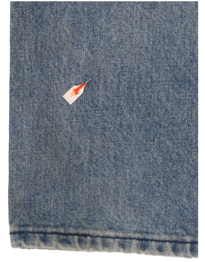 Valentino Straight Jeans til mænd W33 L33 Blå Bomuld