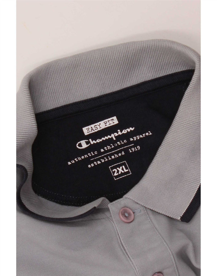 Champion Herre Easy Fit Polo Shirt 2XL Grå