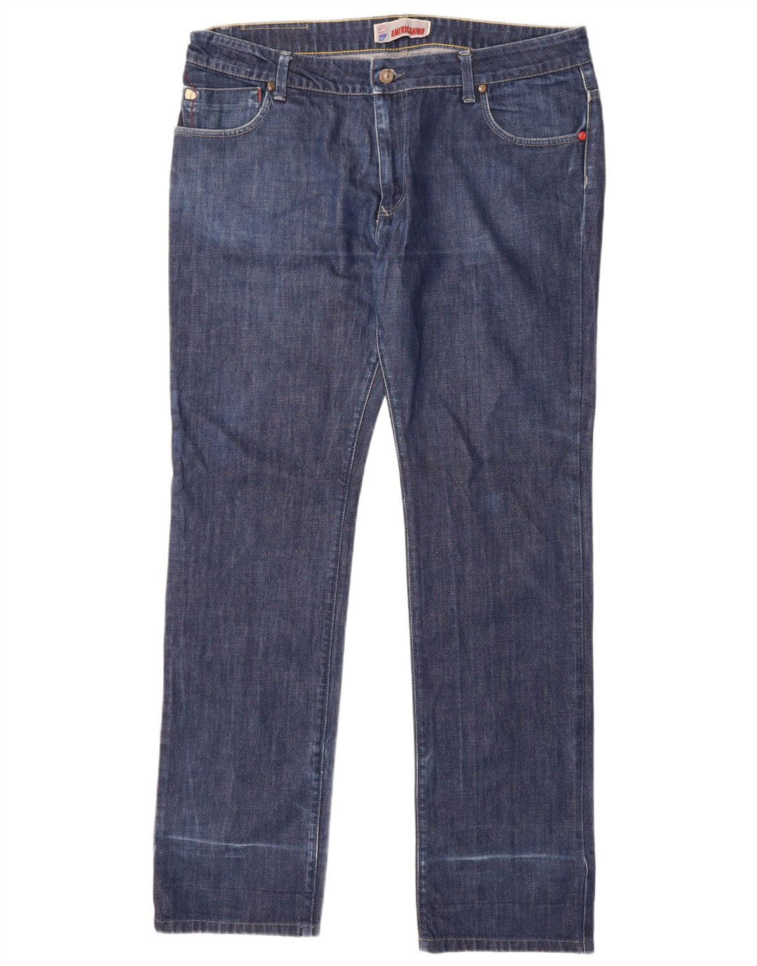 Americanino Straight Jeans til mænd W38 L34 Blå Bomuld
