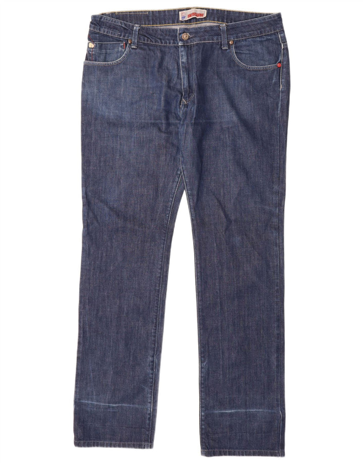 Americanino Straight Jeans til mænd W38 L34 Blå Bomuld