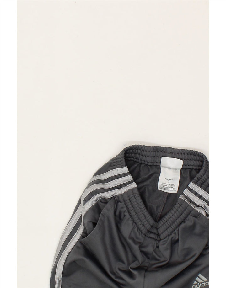 ADIDAS Boys Tracksuit Trousers Joggers 6-7 Years Grey Polyester Vintage Adidas and Second-Hand Adidas from Messina Hembry 