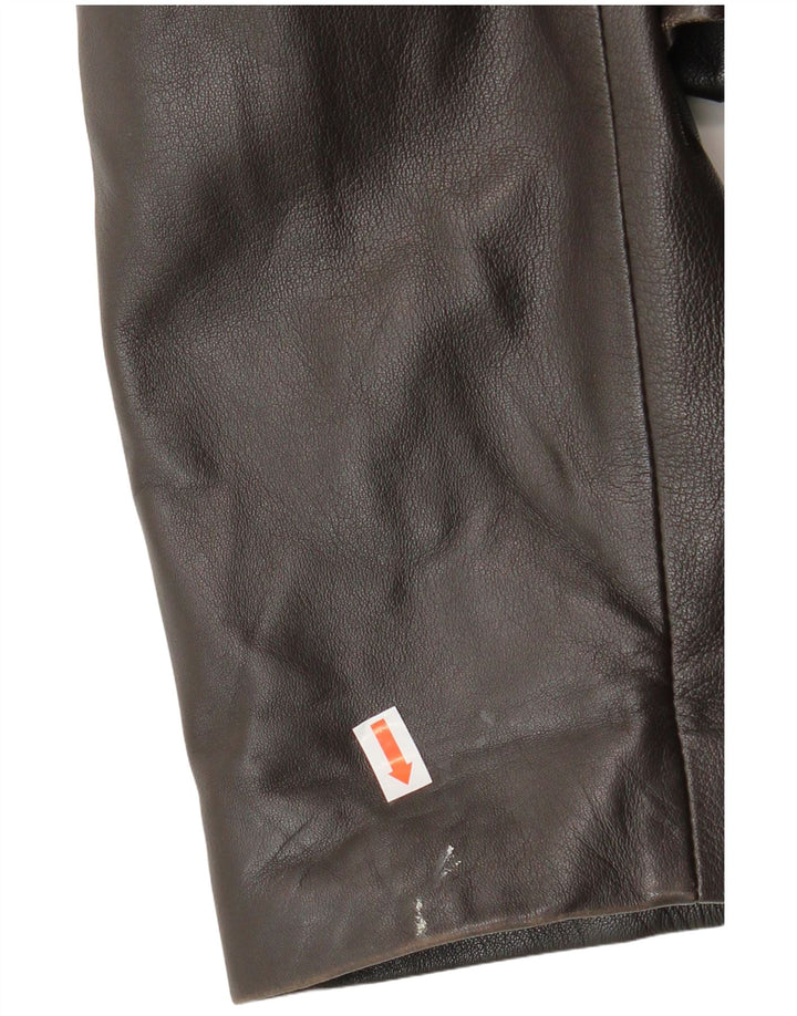 Jobis Dame Læderjakke UK 14 Medium Brun