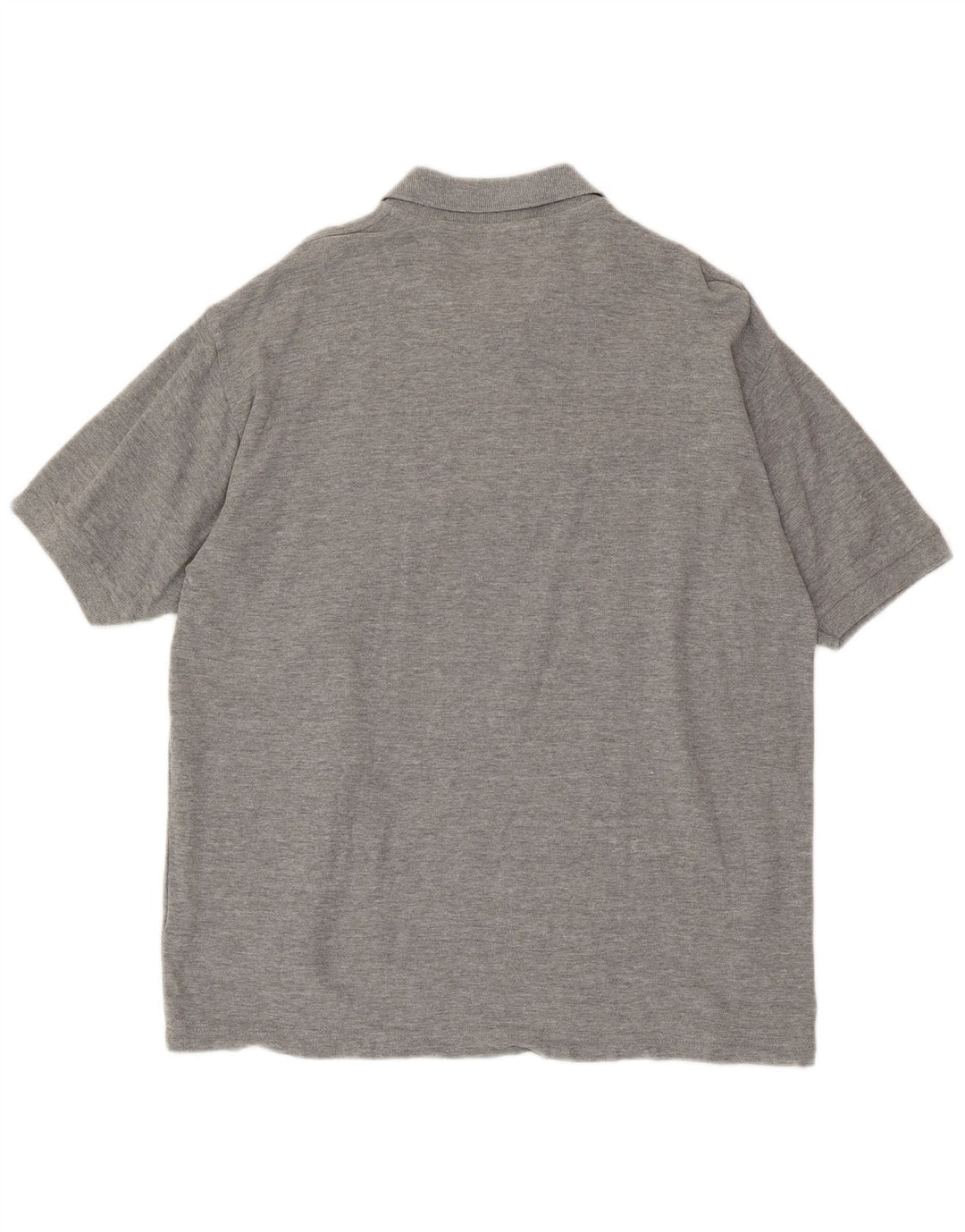 ASICS Poloshirt til mænd, stor grå flækket bomuld