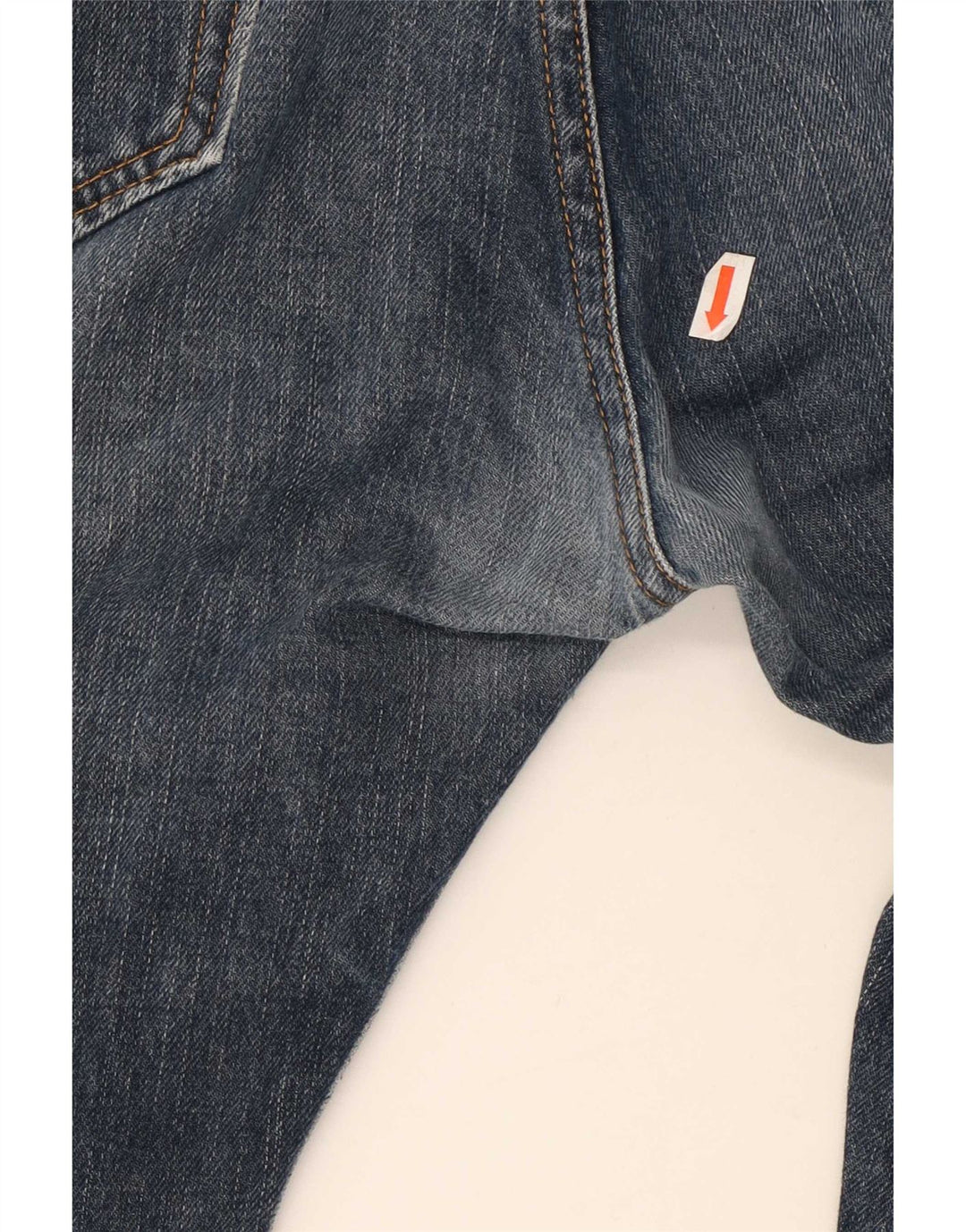 Levi's Herre 508 Straight Jeans W36 L29 Marineblå Bomuld
