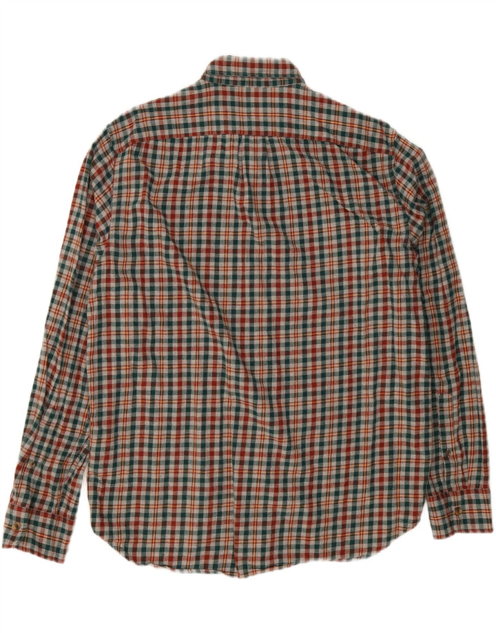 J. CREW Mens Flannel Shirt XL Multicoloured Check Cotton Vintage J. Crew and Second-Hand J. Crew from Messina Hembry 