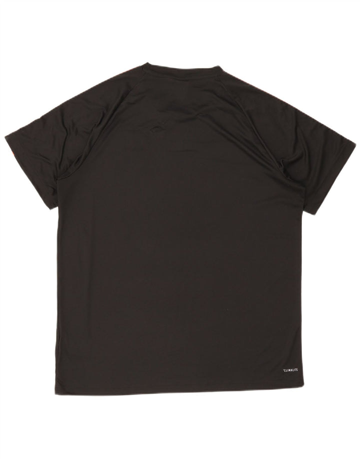 Adidas Herre Climalite T-Shirt Top XL Sort Polyester