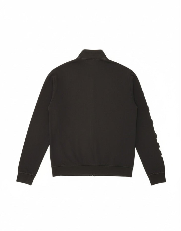 EMPORIO ARMANI Mens Graphic Tracksuit Top Jacket Medium Black Colourblock