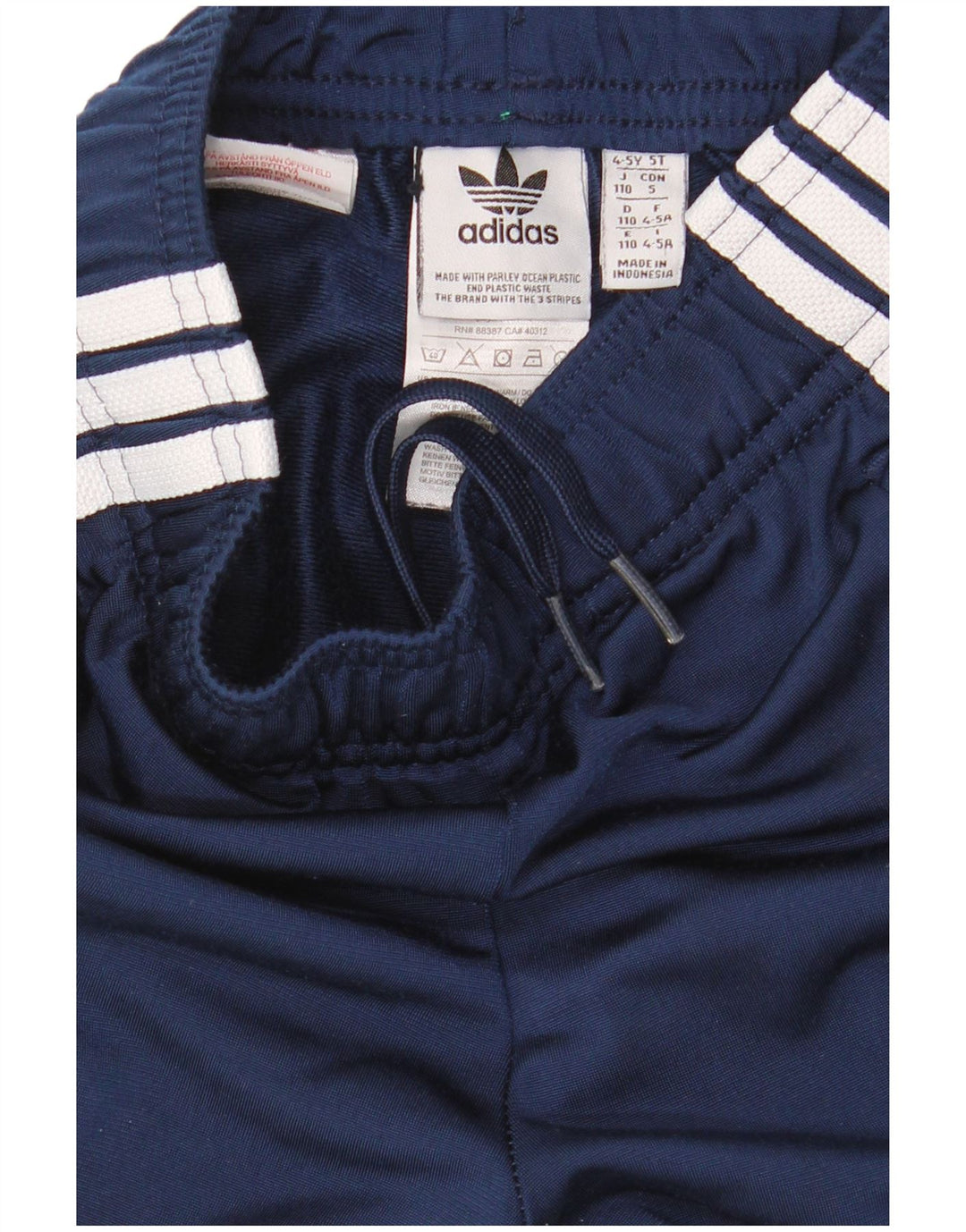 ADIDAS Træningsdragt til drenge Bukser Joggers 4-5 år Marineblå polyester