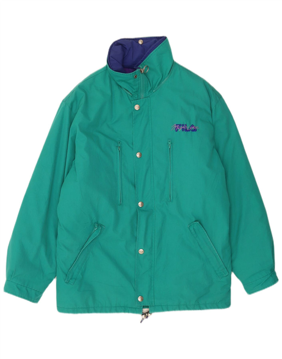 Fila Herre Magic Line Polstret Skijakke Small Green Sports
