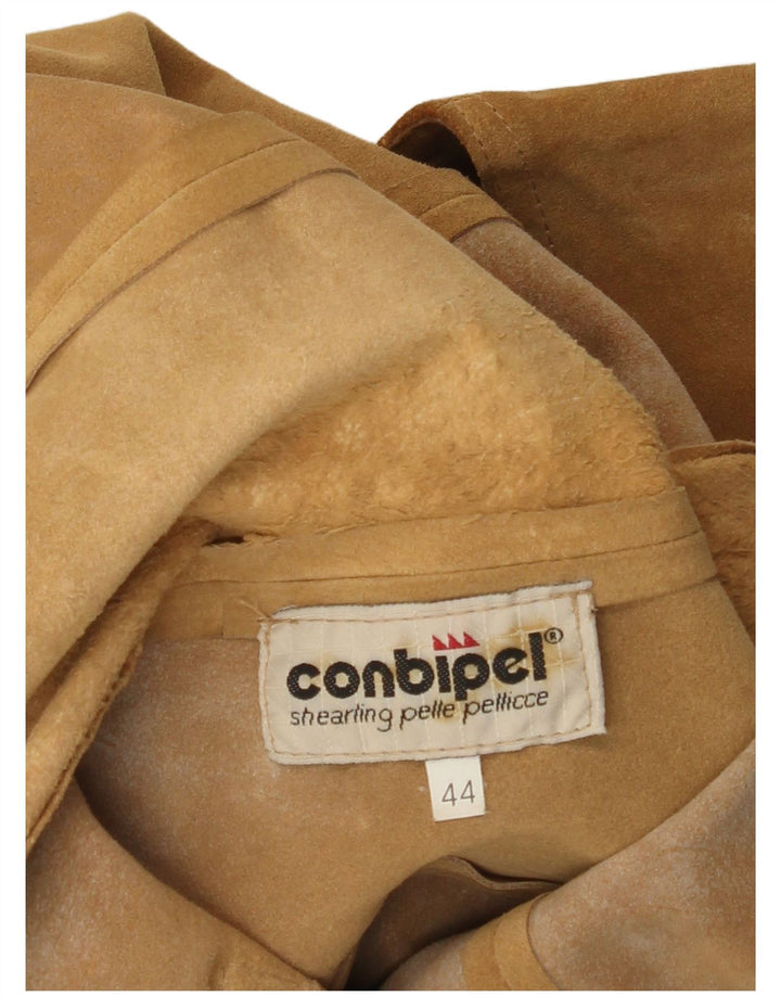 Conbipel Dame Ruskind Gilet IT 44 Medium Brun Læder