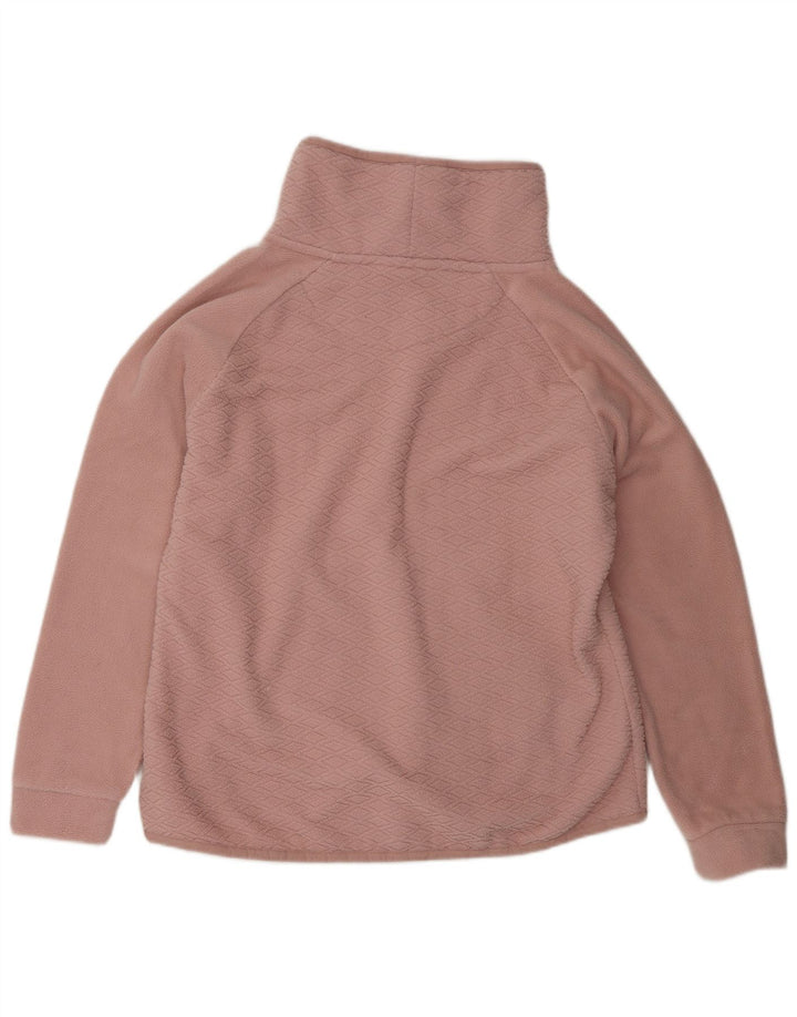 Weird Fish Dame Fleece Jumper UK 16 Large Pink Argyle/Diamond Polyester
