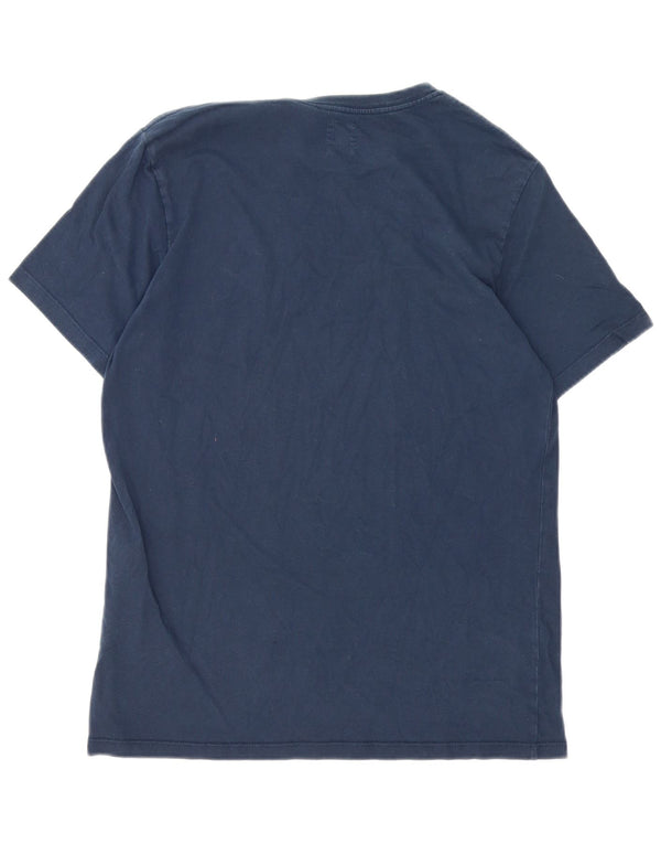 LEVI'S Herre Standard T-Shirt Top Medium Marineblå Bomuld