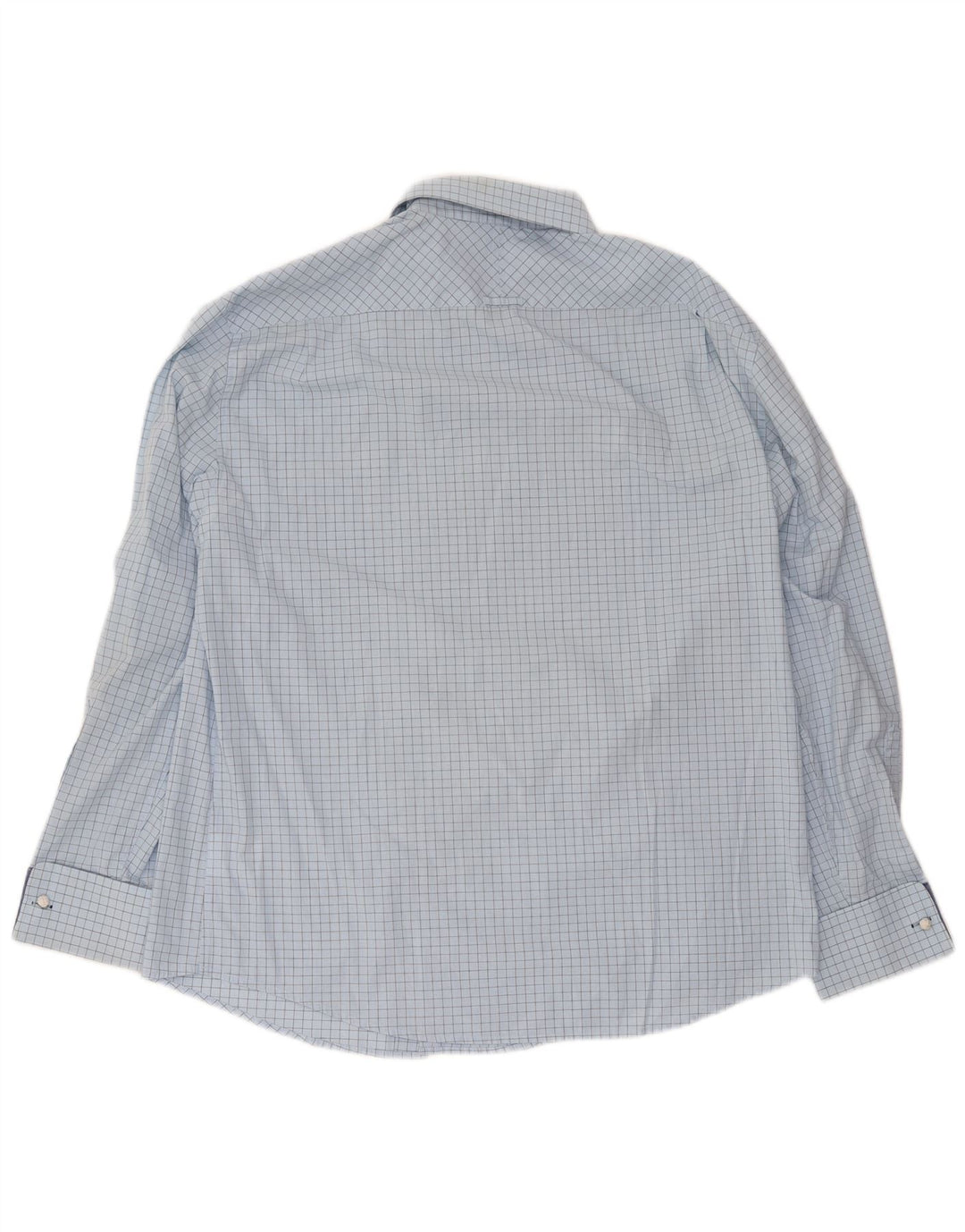 Ben Sherman Herre formel skjorte XL blå ternet bomuld
