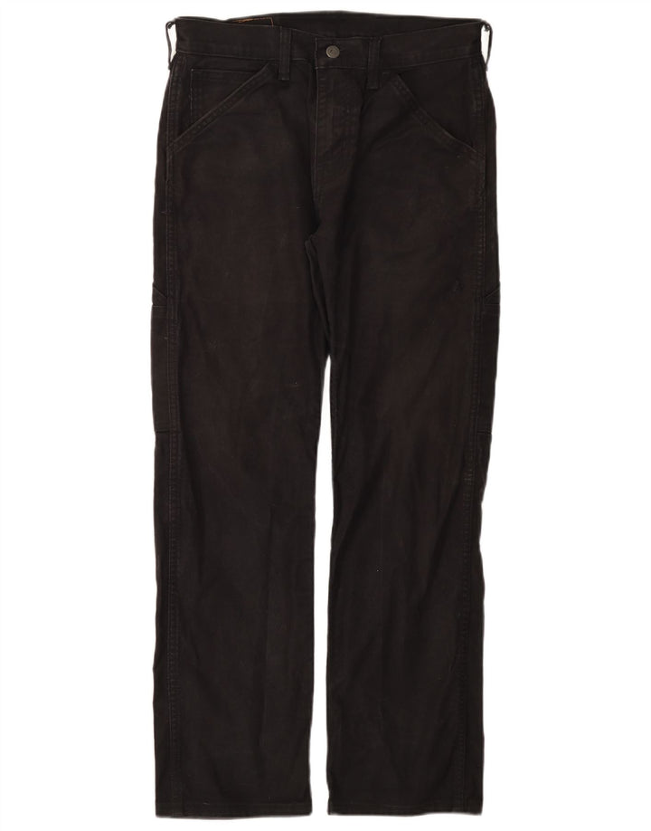 Levi's Herre 505 Straight Cargo Bukser W30 L30 Sort Bomuld