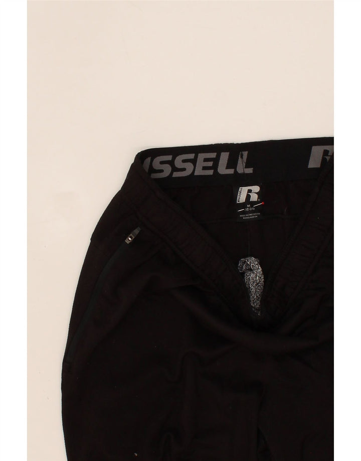 RUSSELL ATHLETIC Mens Dri-Power Tracksuit Trousers Joggers Medium Black Vintage Russell Athletic and Second-Hand Russell Athletic from Messina Hembry 
