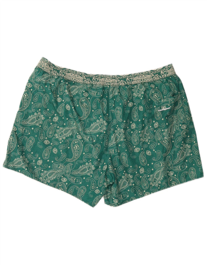 COAST Badeshorts til mænd Large Green Paisley
