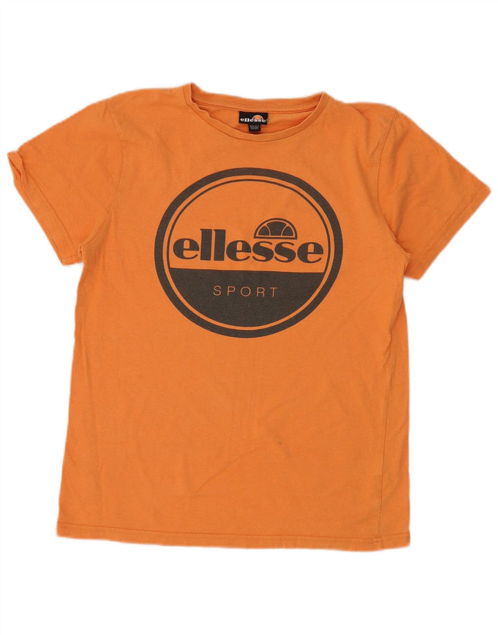 ELLESSE Drenge Grafisk T-Shirt Top 13-14 år Orange