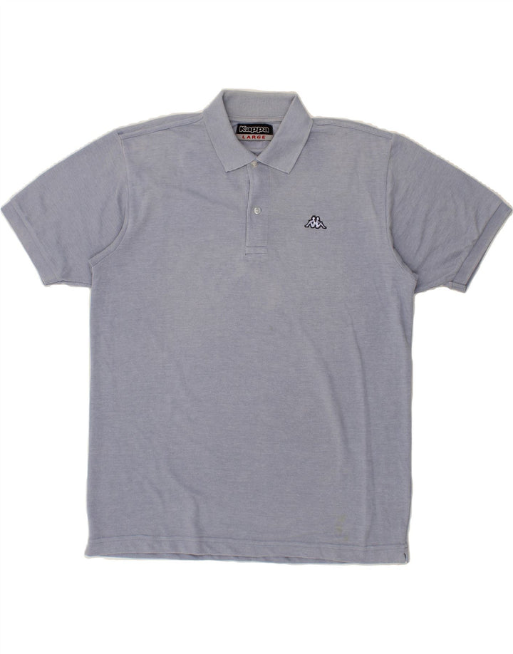 KAPPA Mens Polo Shirt Large Blue Cotton Vintage Kappa and Second-Hand Kappa from Messina Hembry 