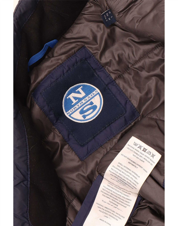 North Sails Herre Bomber Jacket UK 38 Medium Navy Blue Polyamide