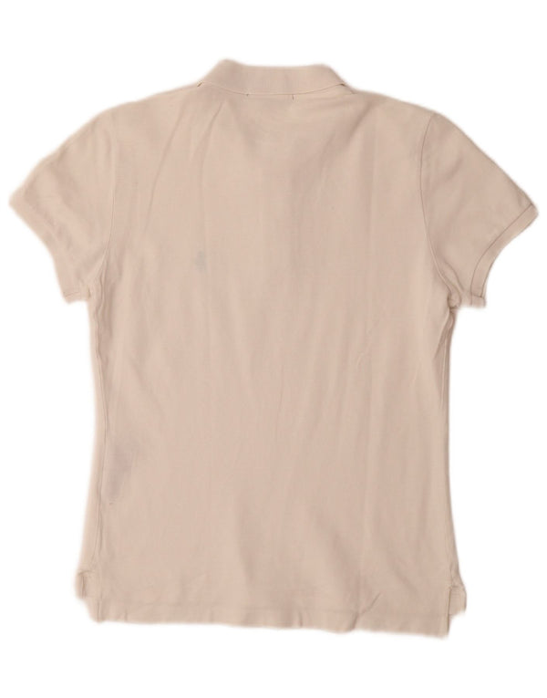 Ralph Lauren Herre Slim Fit Polo Shirt Stor hvid bomuld