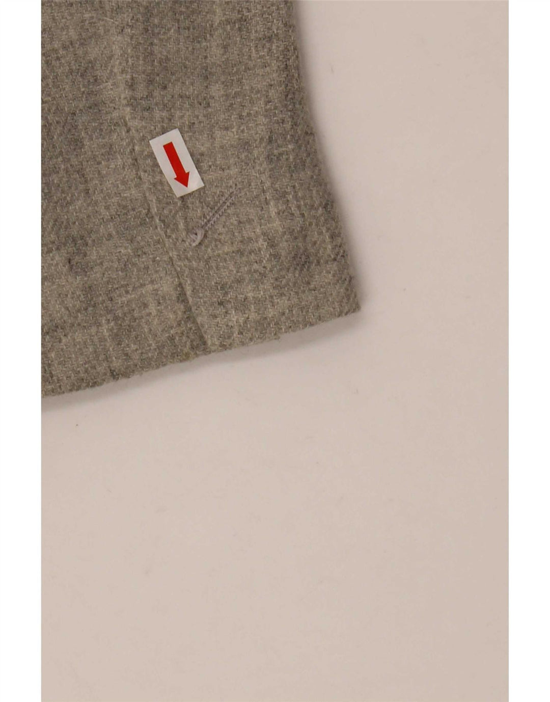 Massimo Dutti Dame 1 Knap Blazer Jakke EU 38 Lille Grå Uld