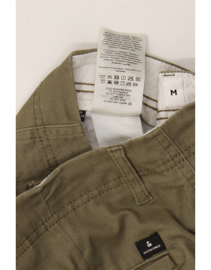 Jack & Jones Herre Regular Fit Cargo Shorts Medium W32 Khaki Bomuld