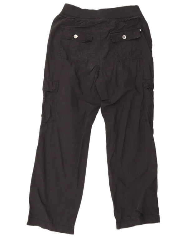 Dkny Dame Straight Cargo Bukser Small W29 L29 Sort Bomuld