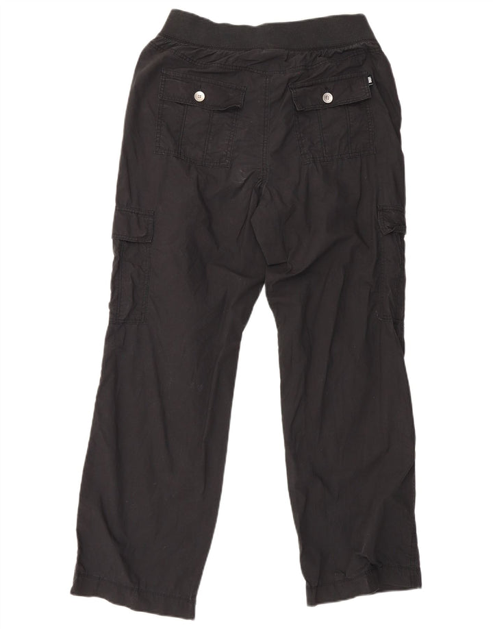 Dkny Dame Straight Cargo Bukser Small W29 L29 Sort Bomuld