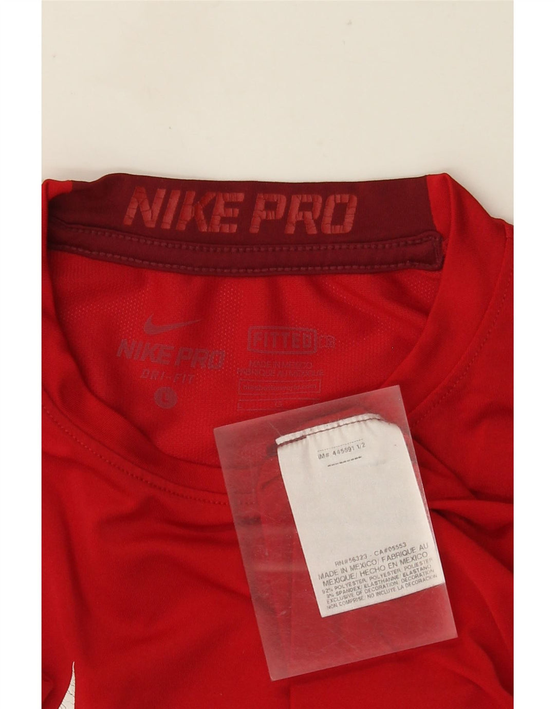Nike drenge Dri Fit grafisk T-shirt top 12-13 år stor rød polyester