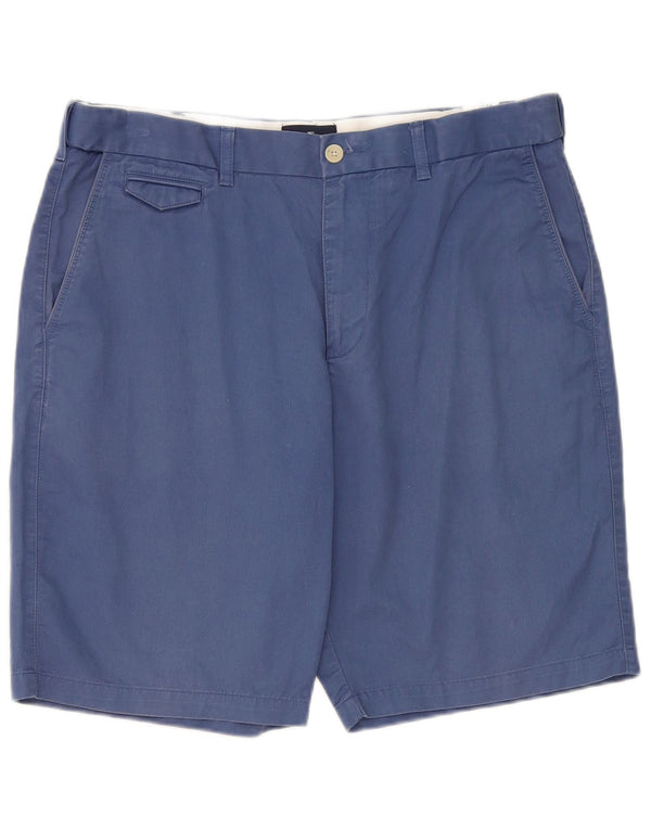 Marks & Spencer Herre Blue Harbor Chino Shorts W36 Large Blue Cotton