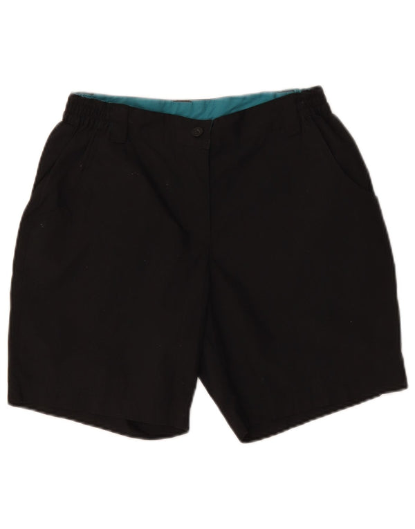 Mountain Warehouse Womens Chino Shorts UK 8 Small W26 Black Polyester