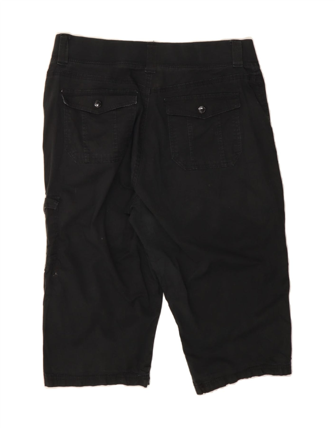 LEE Womens Easy Fit Cargo Shorts US 12 Large W32  Black Cotton Vintage Lee and Second-Hand Lee from Messina Hembry 