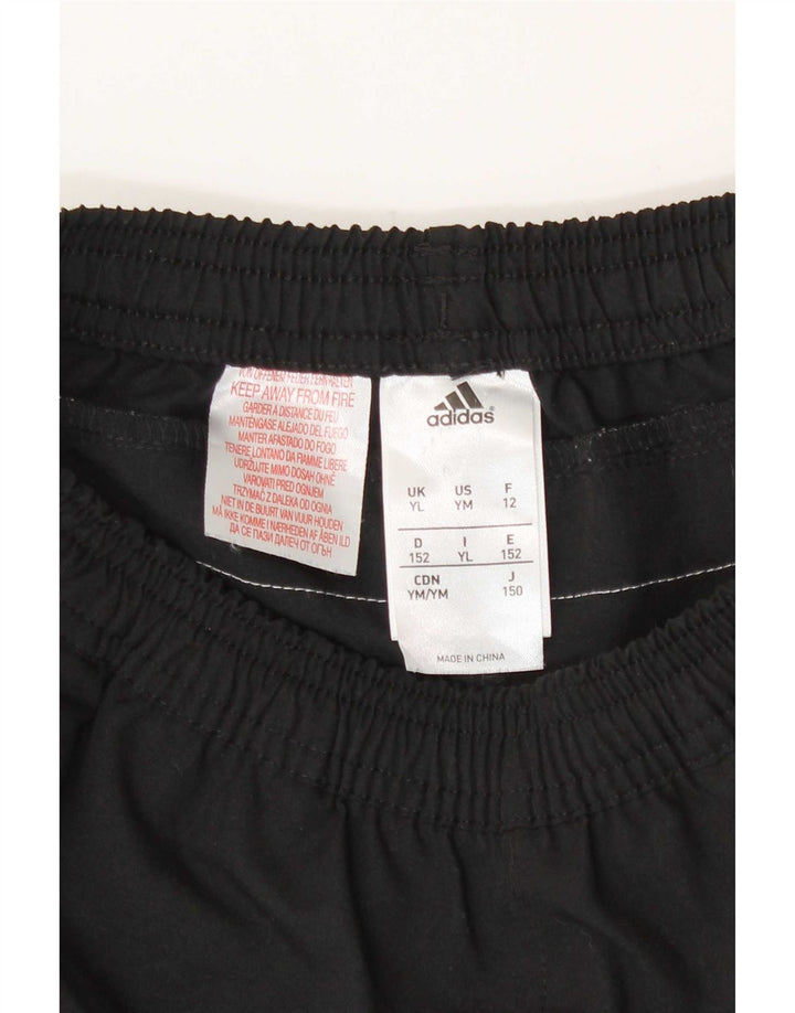 Adidas drenge sportsshorts 11-12 år store sorte polyester