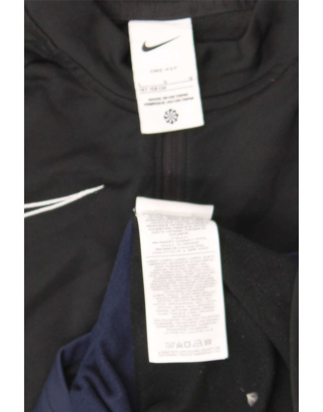 Nike Boys Dri Fit Pullover Træningsdragt Top 12-13 år Stor Sort