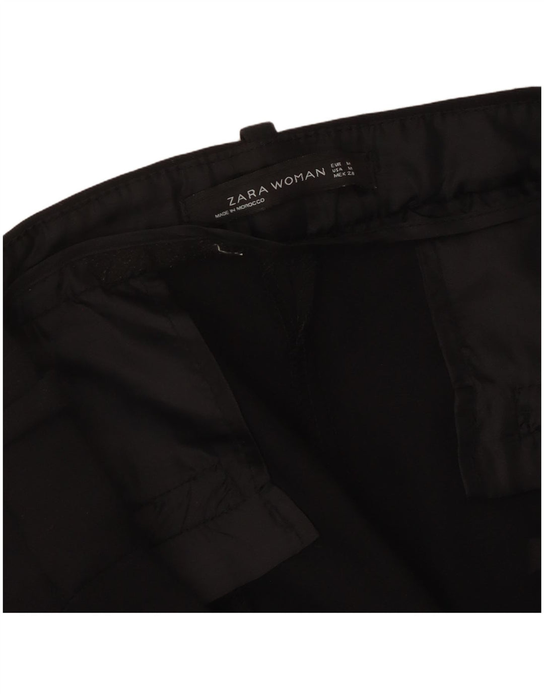 Zara Dame Slim Casual Bukser Medium W32 L26 Sort