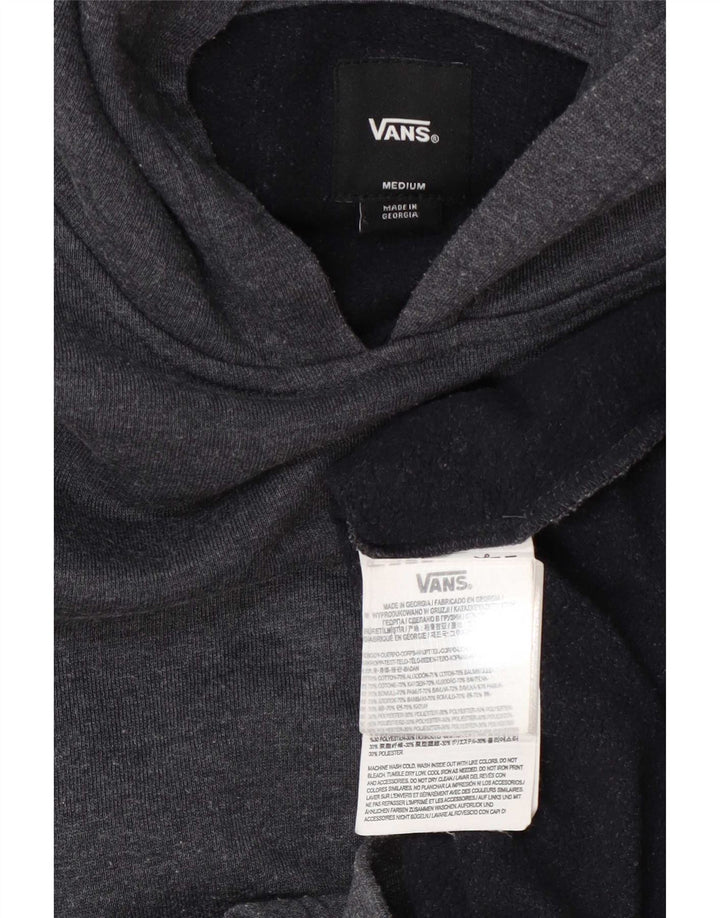 Vans Boys Hoodie Jumper 10-11 Years Medium Grey Cotton
