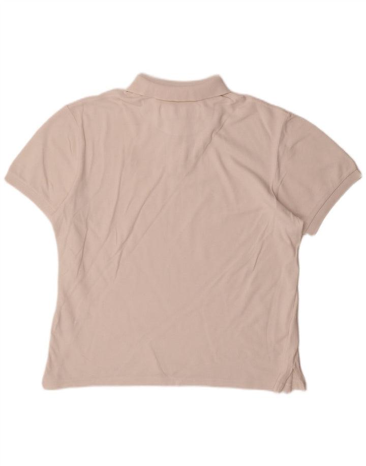 Murphy & Nye Dame Polo Shirt UK 16 Stor Hvid Bomuld