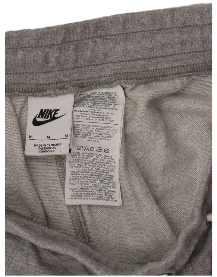 Nike grafiske sportsshorts til mænd mellemgrå flækket bomuld