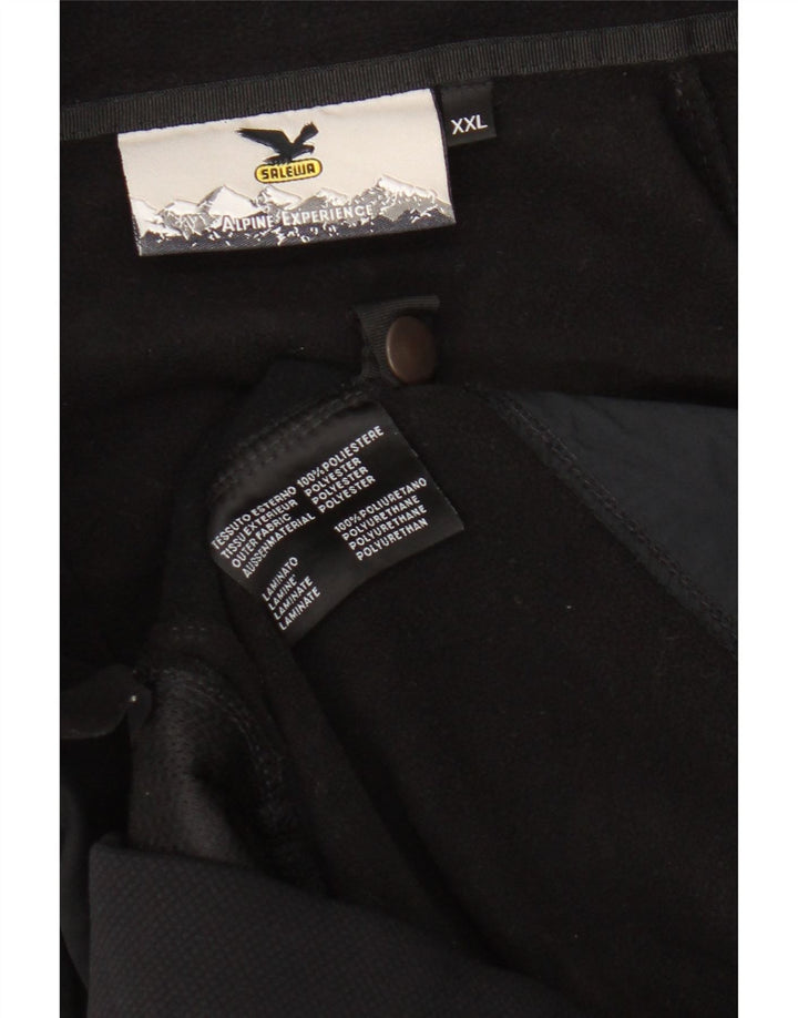SALEWA Træningsdragt til mænd Topjakke 2XL Sort Polyester