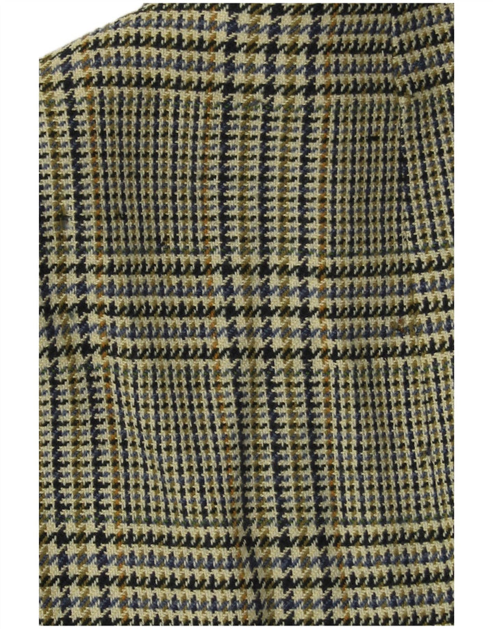 HUGO BOSS Herre 2-knaps blazerjakke UK 40 Large Green Houndstooth