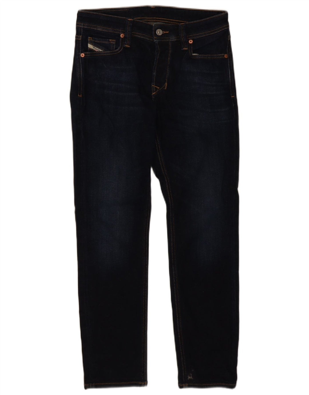 Diesel Dame Straight Jeans W28 L28 Navy Blue