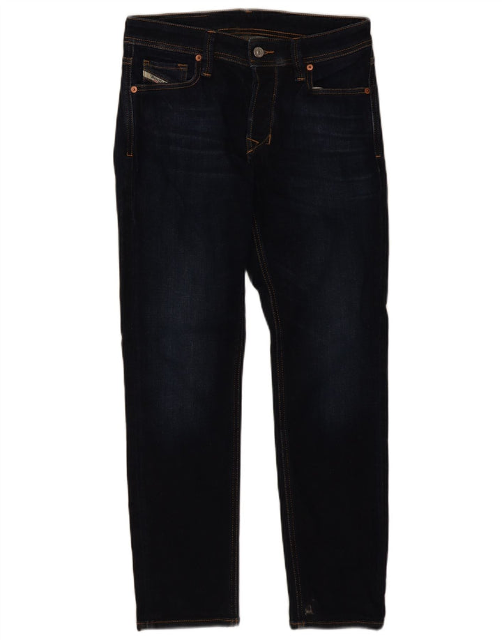 Diesel Dame Straight Jeans W28 L28 Navy Blue