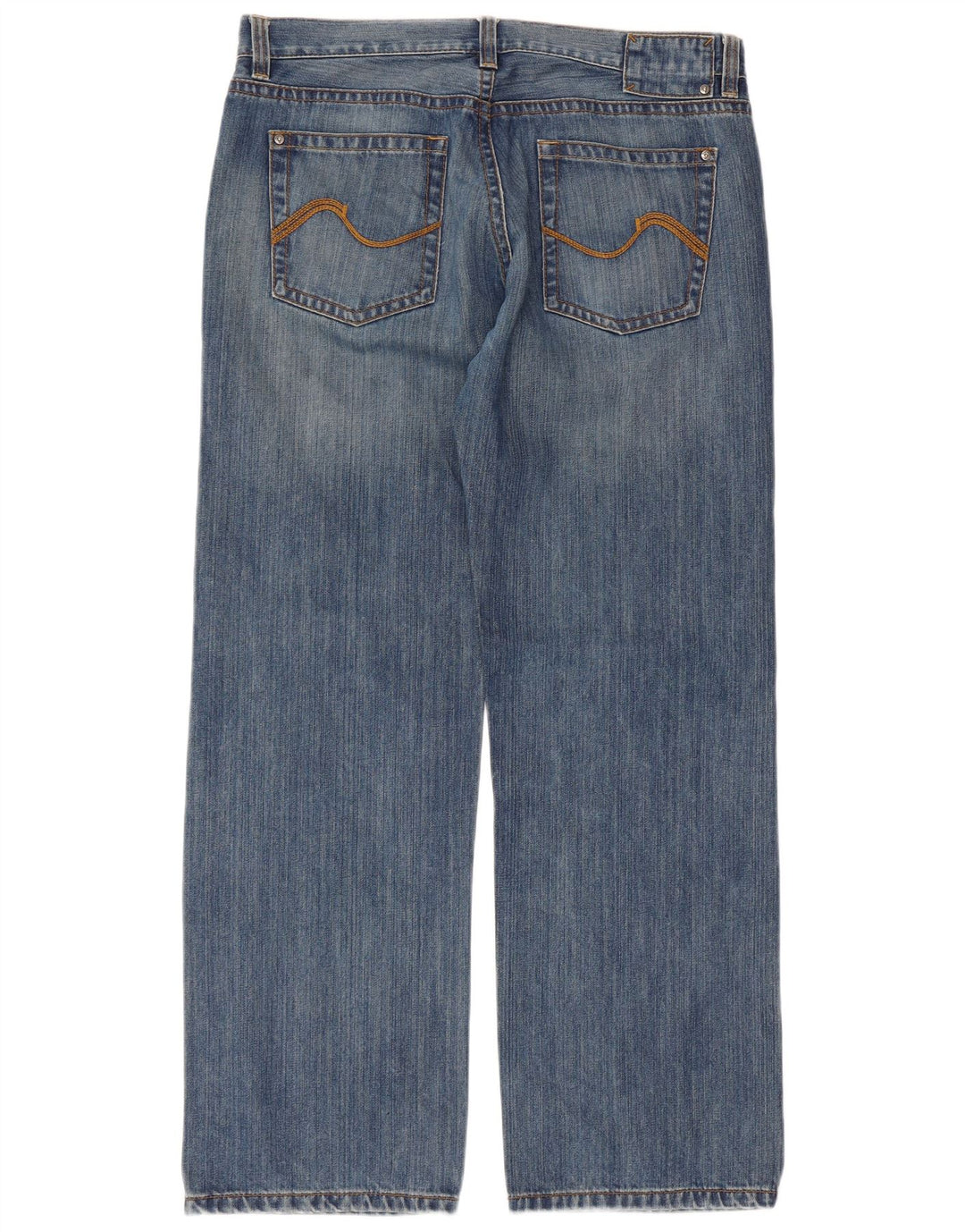 Esprit Herre Straight Jeans W34 L32 Blå Bomuld