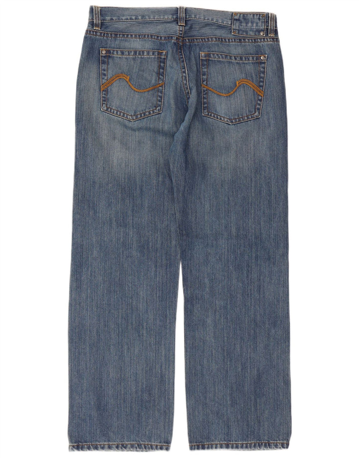 Esprit Herre Straight Jeans W34 L32 Blå Bomuld