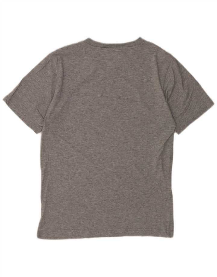 New Balance Herre grafisk T-shirt Top Medium Grey Flecked